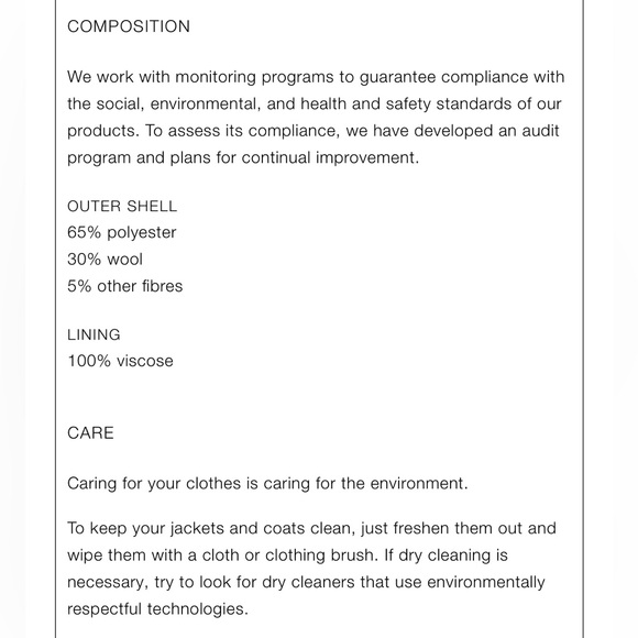 Zara Wool Blend Short Coat - Picture 14 of 16